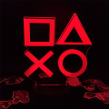 PS4 Game Controller Button Logo 3D Night Light Acrylic LED 16 Color Changing Touch Table Lamp For Playstation 4 Gamers' Gift. 