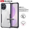 Xundd Shockproof Case For itel S23 Case Transparent Clear Protector Soft.