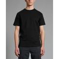 Men's Plain Black/white T Shirts PRO 5 Athletic Blank Tees,half sleeve.