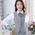 Office Lady Waistcoat Women Vest Gilet Professional Business Work Formal Suit Jacket Coat Female Clothes Fashion 2021 New XXL. 