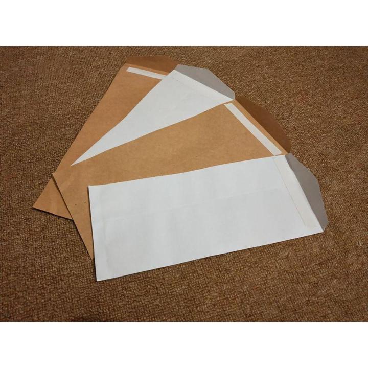 Plain Envelop Brown with self gum layer-100pcs | Daraz.com.bd