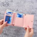 PU Leather Students Leisure Mini Wallet Cute.