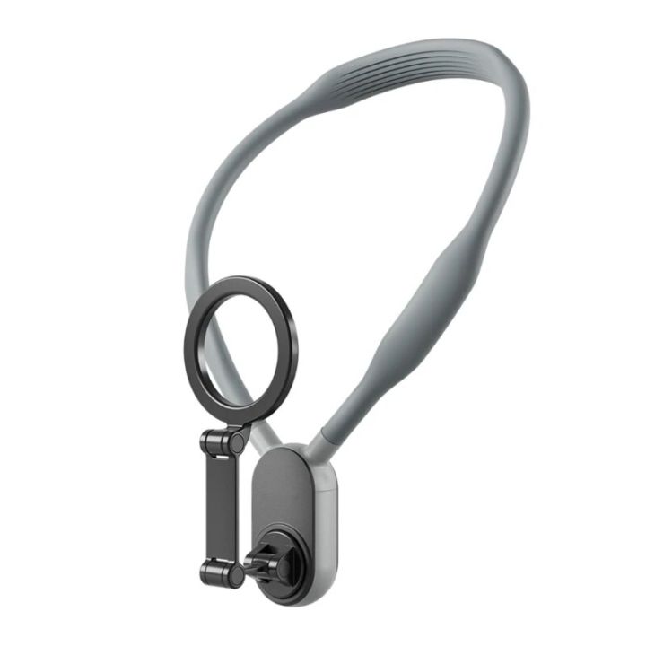 Magnetic%20Neck%20Hanging%20Mount%20Holder%20Wearable%20Lazy%20Phone%20Bracket%20UShaped%20Stand%20for%20Action%20Camera%20Video%20Shoot%20Accessories%20-%20Image%207