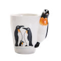 3D Three-dimensional Water Cup Cartoon Animal Cup High Temperature Ceramic Cup Milk Coffee Tea Cup Children Water Cup Mug Home.