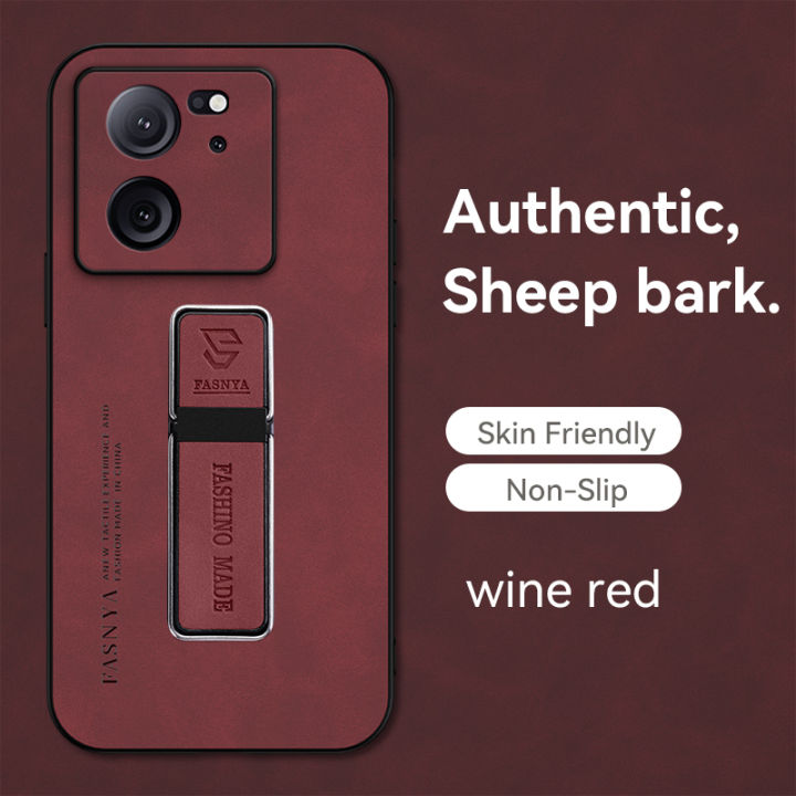 lthmy%20for%20Xiaomi%2013T%20case%20hard%20shockproof%20PU%20leather%20cellphone%20back%20cover%20phone%20casing%20Bracket%20Holder%20-%20Image%203