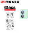 3 IN 1 Vivo Y36 5G Anti-fall Mobile Phone Case for Vivo Y28 Y38 Y58 Y18 Y18E Tempered Glass Film+lens Film.