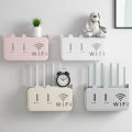 Wall Mounted Storage Box, Wireless WiFi TV Set-top Box, Router Shelf, No Drilling Design, Can Hold Various Small Items At Home_D Shop.
