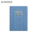 Durable Faux Leather Notebook 2025 Planner with Thick Paper Faux Leather Cover Smooth Writing No Ink Bleeding Ink-resistant Paper Perfect for Smooth Writing Journal. 