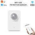 Tuya WiFi PIR Motion Sensor, Smart Home Infrared Passive Detector, Security Burglar Alarm Sensor Remote by Smart Life 128°viewing angle. 