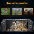 LinYuvo Meteor Light Mobile Gaming Controller for Switch/OLED/Iphone/Android(175mm) with Mechanical Buttons Hall Effect Joystick.