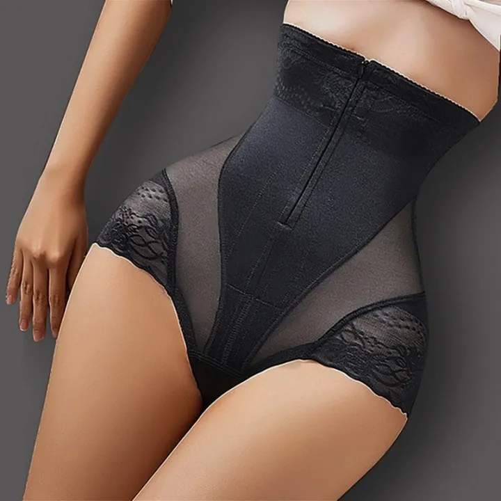 Shaper%20Panties%20Sexy%20Lace%20Shapers%20Body%20Shaper%20With%20Zipper%20Single%20Buckle%20Panties%20Women%20Shapewear%20Daily%20Waist%20Trainer%20Corset%20Femme%20-%20Image%205