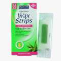 Aloe Vera Wax Strips Hair Remover- 36 Wax Strips. 