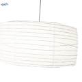 Pendant Lights Paper Lampshade (E27 Bulb) Simple/Off Switch Bedside Ceiling Light for Reading Room.