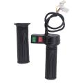1 Pair Throttle Grip 3 Speed Control Handle Grips For Electric Bike New. 