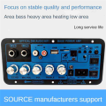 Bluetooth Amplifier Board BT5.0 High Power Bass Amplifier Optical Audio Input Karaoke Audio Motherboard Durable Easy Install Easy to Use (US Plug). 