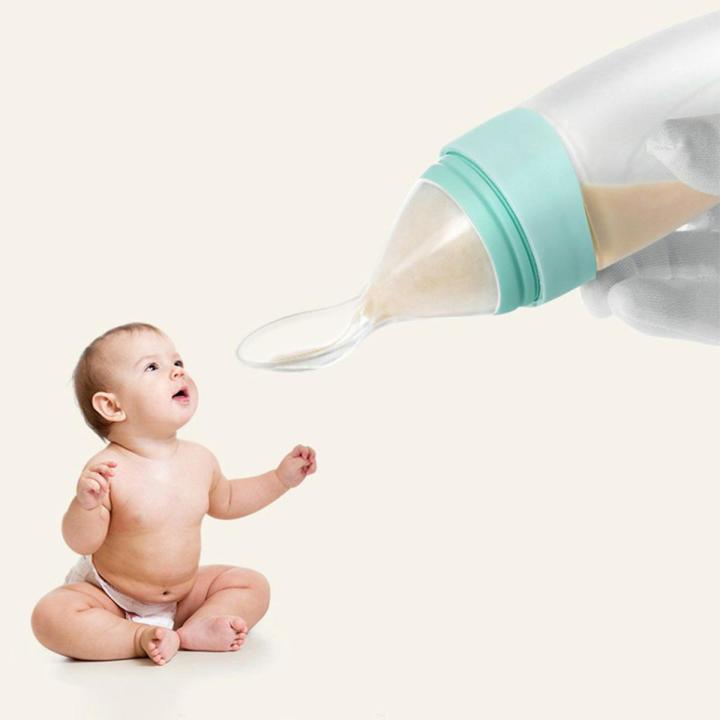 Liquid Squeezable Baby Feeding Food Supplemental Spoon