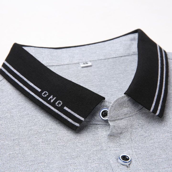 Hush Puppies Short SleeveTT-shirt Men's Summer Youth Pure Cotton American Casual Polo CollarpoloShirt Solid Color T-shirt