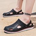 Summer Beach Sandals Men Outdoor Rubber Clogs Garden Shoes Zuecos Hombre Sandalias Paya Cholas Klompen Breathable Big Size 47 48. 