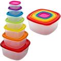 Multi Colour Rainbow Container 7 Pieces Set.. 