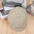 Men Newsboy Hat Retro Men's Beret Hat Casual Street Caps UniWild Octagonal Brim Cap for Men Winter Spring Hats.