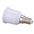10 Pcs E14, E27 Adapter Base Screw LED Light Bulb Bulb Socket Converter, White. 