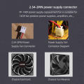 Teucer 12cm PSU 12V Cooler Fan 2.54-2Pin Interface 14cm Silent PC Chassis Power Supply Cooling Ventilator.