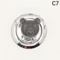 Toilet Press Button Bird Butterfly Shaped Press Tank Push Switch Flush Button.