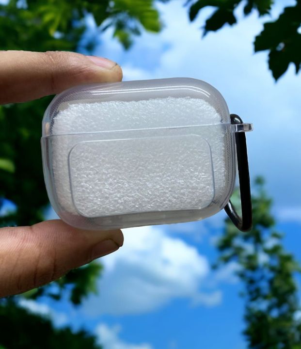 Transparent Earphone Case For Airpods A9 pro Touch Screen Display Protective Cover Best Quality