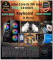 Intel Core i5 3th Generation WITH 19 Inch Monitor RAM 8GB HDD 500GB Graphics 2GB Built in Gaming PC Win 10 – 11, 64 Bit And Keyboard & Mouse Full Desktop Computer Set.