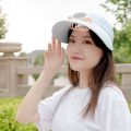 Solar Fan Cap Rechargeable Dry Farm Fan Head-Mounted Fan Cap Tea Picking Hat Sun Protection Construction Site Cover Face. 