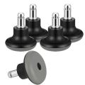 BRADOO- 5Pcs Bell Glides Replacement Office Chair Wheels Stopper Office Chair Swivel Caster Wheels, 2 Inch Stool Bell Glides.