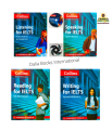 Collins IELTS Reading, Writing, Listening, Speaking Full Book Set With DVD. 