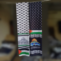 Palestine Muffler| Palestinian Scarf For Men |Beautiful Palestine muffler with flag and Al-Aqsa Mosque printed.
