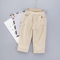 Corduroy Pants 2020 Autumn Baby Boy Korean Style Casual Sample Fashion Pockets Loose Trousers Solid Color Kids Clothing. 