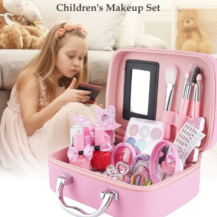Kids%20Makeup%20Kit,%20Safe%20Portable%20Girls%20Cosmetics%20Toys%20Skin%20Friendly%20Washable%20Cute%20for%20Festivals%20-%20Image%206