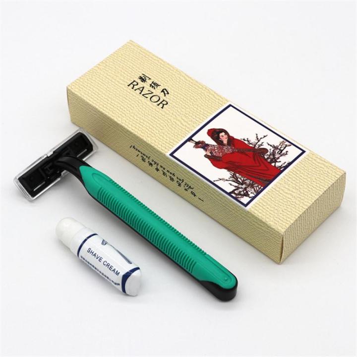 1PCS Portable Disposable Razor Convenient Shaver Shower Kit Ergonomics Close Shaving Popular Innovation Shaving Cream Lasting