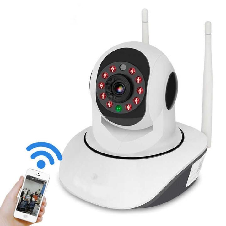 V380 2 MP HD  Night Vision Wireless 2 Antena WiFi Ip Camera with 2 Way Audio and Upto 64 GB SD Card Support