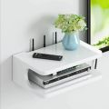Wall Mount Wi-Fi Router Storage Paraphernalia Holder Set Top Box Stand. 