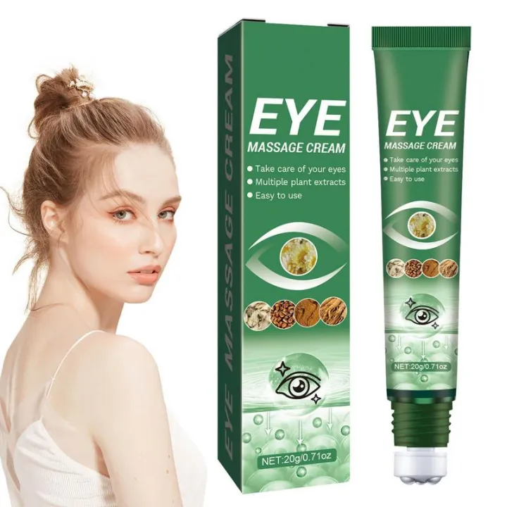 Eye Ointment | Roll on Night Dry Eye Ointment with Natural Herbal Extracts | Effective Eye Ointment for Dry Eyes at Night Soothi