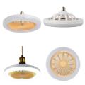 2 In 1 LED Ceiling Fan Modern Lamp White Light For Bedroom Decoration Lighting Ceiling Fan With Light Good Sleep Ultra-Quiet Fan. 