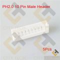 2Pcs- 10Pin Female Housing JST XH Male Header 10 Pin 2.54mm Pitch Male Connector For Electronics Projects PCB Mount Circuit Cables Breadboard Friendly DIY. 