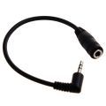 2.5mm (Male) To 3.5mm (Female) Stereo Audio Jack Adapter. 