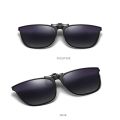 Wenefang Glasses driving lenses yellow clamshell unisex polarizer clip sunglasses men's photochromic sunglasses face blue night vision. 
