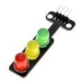 LED Traffic Light Display DC 5V Module LED Light Bulbs Digital Signal Output Ordinary Red Yellow Green 3 Color Light Separate Control Board For Arduino.