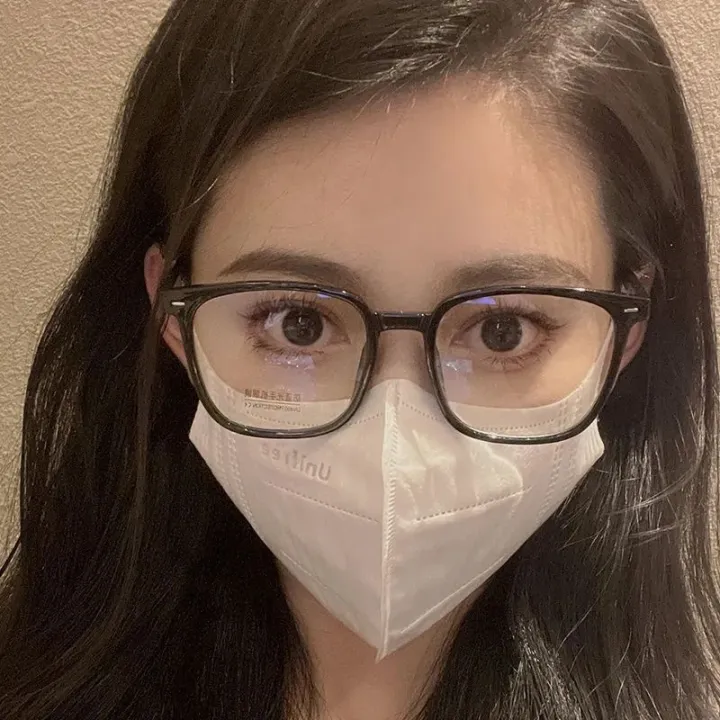 Xiaohongshu%20black%20frame%20myopia%20glasses%20women's%20glasses%20ins%20high-value%20students%20anti-blue%20light%20optical%20flat%20frames%20men's%20trendy%20-%20Image%206