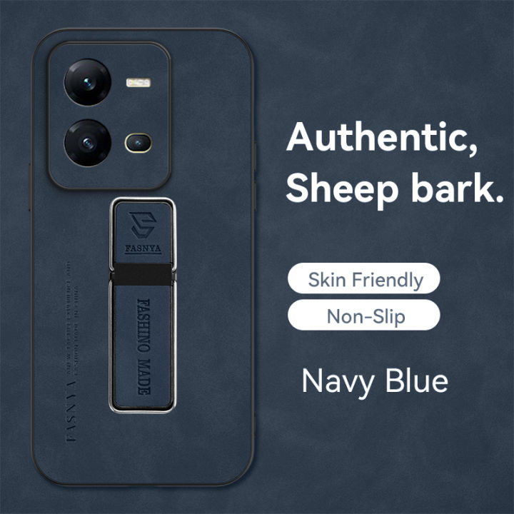 lthmy%20for%20VIVO%20V25e%20case%20hard%20shockproof%20PU%20leather%20cellphone%20back%20cover%20phone%20casing%20Bracket%20Holder%20-%20Image%205
