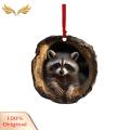Holiday Hanging Decoration Adorable Forest Animal Christmas Ornaments Owls Raccoons Koalas Fun Holiday Decorations for Fun Holiday Ornament.