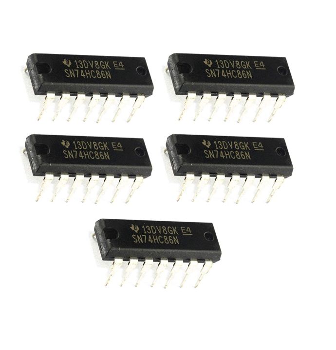 7486%20SN74HC86N%2074HC86%2074LS86%20XOR%20Gate%20IC%20Dual%20In%20Package%20DIP%2014%20Pin%20IC%20%20Electrical%20Circuitry%20&%20Parts%20-%20Image%204