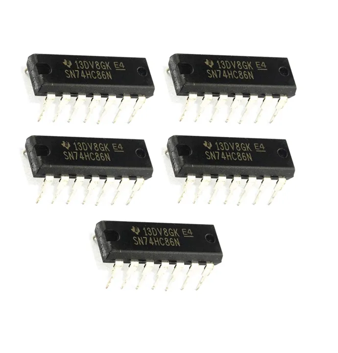 7486%20SN74HC86N%2074HC86%2074LS86%20XOR%20Gate%20IC%20Dual%20In%20Package%20DIP%2014%20Pin%20IC%20%20Electrical%20Circuitry%20&%20Parts%20-%20Image%204