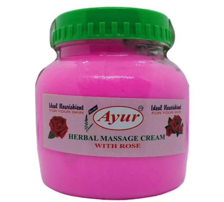 Ayur Herbal Rose Massage Cream-250gm
